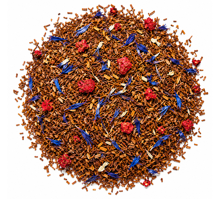 Rooibos Fruit Leo Tea – rooibos z maliną, hibiskusem i bławatkiem